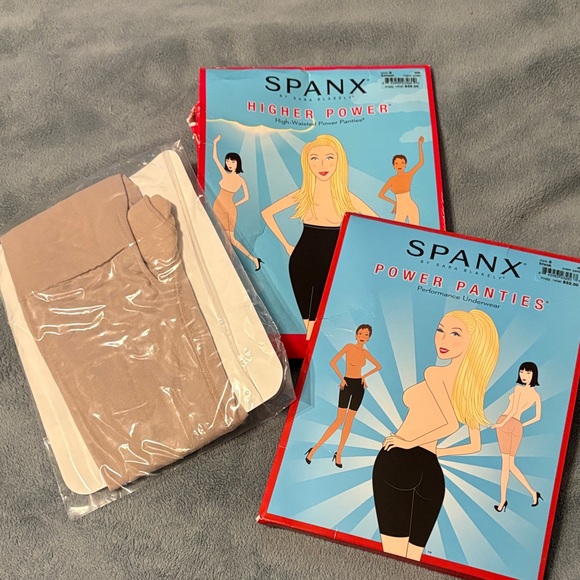 SPANX Higher Power Panties & Power Panties in Black and Nude - Picture 1 of 3